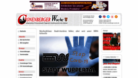 What Cronenberger-woche.de website looked like in 2020 (3 years ago)