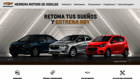 What Chevrolethidalgo.com.mx website looked like in 2020 (3 years ago)