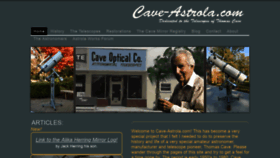 What Cave-astrola.com website looked like in 2020 (3 years ago)