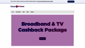 What Curryspcworldcashback.com website looked like in 2020 (3 years ago)