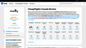 What Cheapflightscanada.knoji.com website looked like in 2020 (3 years ago)