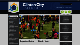 What Clintonschools.org website looked like in 2020 (3 years ago)