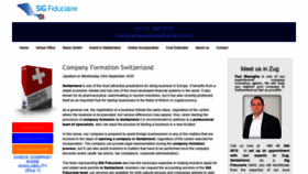 What Companyformationswitzerland.com website looked like in 2020 (3 years ago)