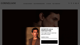 What Corneliani.com website looked like in 2020 (3 years ago)