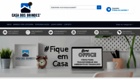 What Casadosbrindes.com.br website looked like in 2020 (3 years ago)