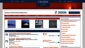 What Cruiserlog.com website looked like in 2020 (3 years ago)
