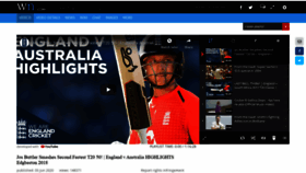 What Cricketmatch.com website looked like in 2020 (3 years ago)