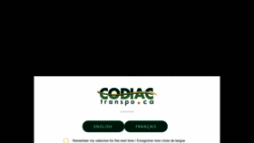What Codiactranspo.ca website looked like in 2020 (3 years ago)