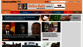 What Cameroonweb.com website looked like in 2020 (3 years ago)