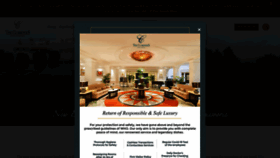 What Claridges.com website looked like in 2020 (3 years ago)
