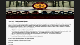 What Cpcurling.ca website looked like in 2020 (3 years ago)