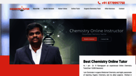 What Chemistryonlinetutor.com website looked like in 2020 (3 years ago)