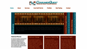 What Consumerquest.com website looked like in 2020 (3 years ago)