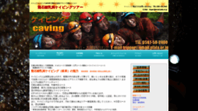 What Caving-jp.com website looked like in 2020 (3 years ago)