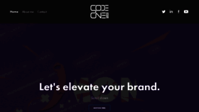 What Codeonefilms.com website looked like in 2020 (3 years ago)