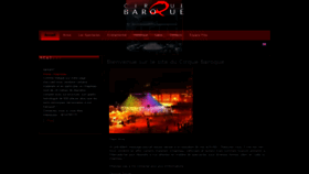 What Cirque-baroque.com website looked like in 2020 (3 years ago)
