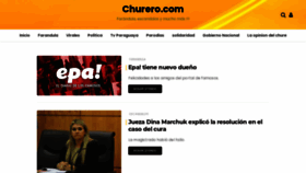 What Churero.com website looked like in 2020 (3 years ago)