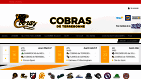 What Cobrasterrebonne.com website looked like in 2020 (3 years ago)