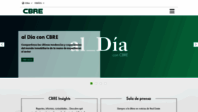 What Cbre.es website looked like in 2020 (3 years ago)