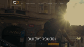 What Collectiveproduction.cz website looked like in 2020 (3 years ago)