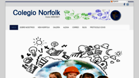 What Colegionorfolk.com website looked like in 2020 (3 years ago)