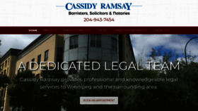 What Cassidyramsay.com website looked like in 2020 (3 years ago)