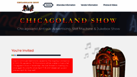 What Chicagolandshow.com website looked like in 2020 (3 years ago)
