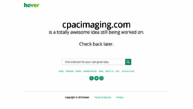 What Cpacimaging.com website looked like in 2020 (4 years ago)