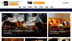 What Catererandhotelkeeper.co.uk website looked like in 2020 (3 years ago)