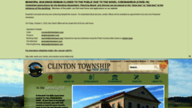 What Clintontwpnj.com website looked like in 2020 (3 years ago)