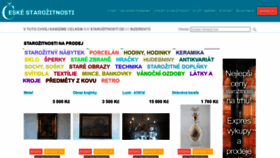 What Ceskestarozitnosti.cz website looked like in 2020 (3 years ago)
