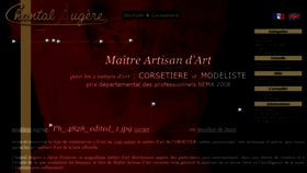 What Chantalaugere.com website looked like in 2020 (3 years ago)