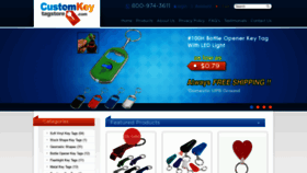What Customkeytagstore.com website looked like in 2020 (3 years ago)
