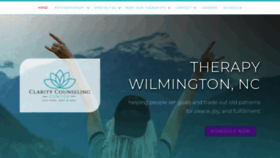 What Claritywilmington.com website looked like in 2020 (3 years ago)