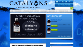 What Catalyons.com website looked like in 2020 (3 years ago)