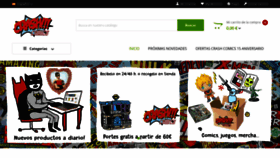 What Crashcomics.es website looked like in 2020 (3 years ago)