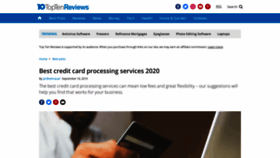 What Credit-card-processing-review.toptenreviews.com website looked like in 2020 (3 years ago)