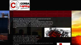 What Corsalighting.com website looked like in 2020 (3 years ago)