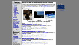 What Caedes.net website looked like in 2020 (3 years ago)