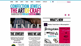 What Confectionjewels.com website looked like in 2020 (3 years ago)