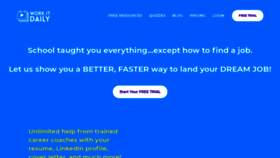 What Careerrealism.com website looked like in 2020 (5 years ago)