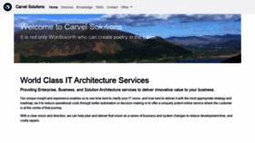 What Carvelsolutions.com website looked like in 2020 (3 years ago)