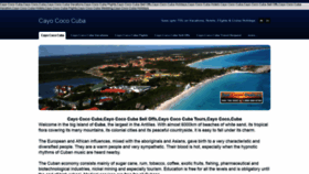 What Cayocococuba.ca website looked like in 2020 (3 years ago)