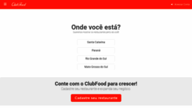 What Clubfood.com.br website looked like in 2020 (3 years ago)