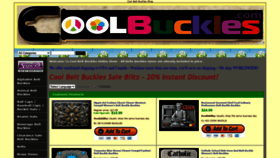 What Coolbuckles.com website looked like in 2020 (3 years ago)