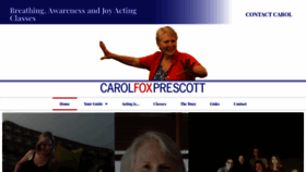 What Carolfoxprescott.com website looked like in 2020 (3 years ago)
