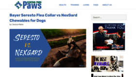 What Centralparkpaws.net website looked like in 2020 (3 years ago)