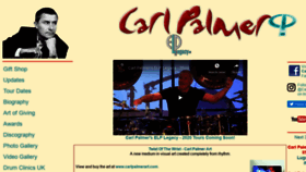 What Carlpalmer.com website looked like in 2020 (3 years ago)