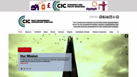 What Cic.org.uk website looked like in 2020 (3 years ago)