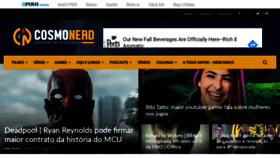 What Cosmonerd.com.br website looked like in 2020 (5 years ago)